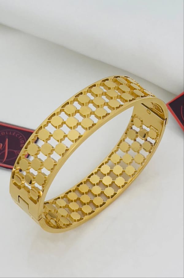 Modern Mesh Bangle Bracelet for girls | Premium Stainless Steel Bangle