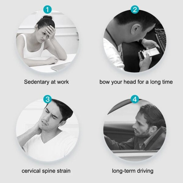 6-Wheel Neck Massager for Pain Relief – Random colour