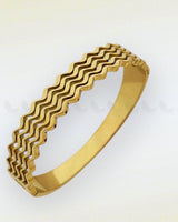 Bracelet Bangle for girls zigzag design premium quality Stainless Steel