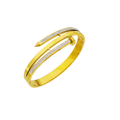 Openable Nail  Bangle Bracelet– Bracelet for girls | Premium Stainless Steel