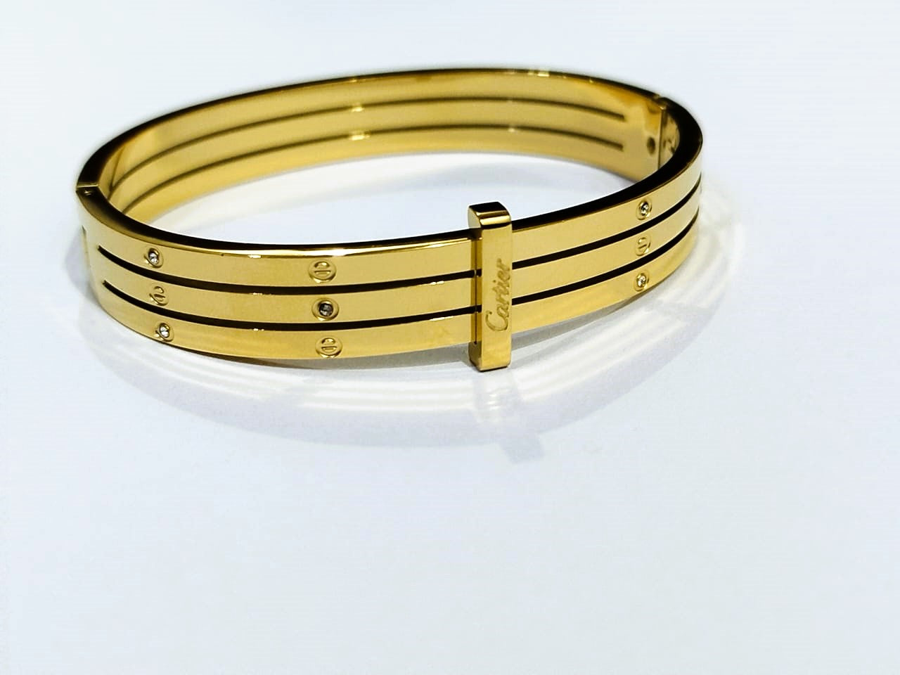Bracelet for Girls - Multi-Layer Crystal Bangle – Stainless Steel Elegant Cuff for Girls