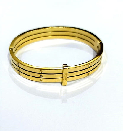 Bracelet for Girls - Multi-Layer Crystal Bangle – Stainless Steel Elegant Cuff for Girls