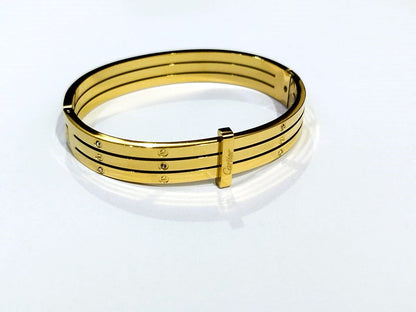 Bracelet for Girls - Multi-Layer Crystal Bangle – Stainless Steel Elegant Cuff for Girls