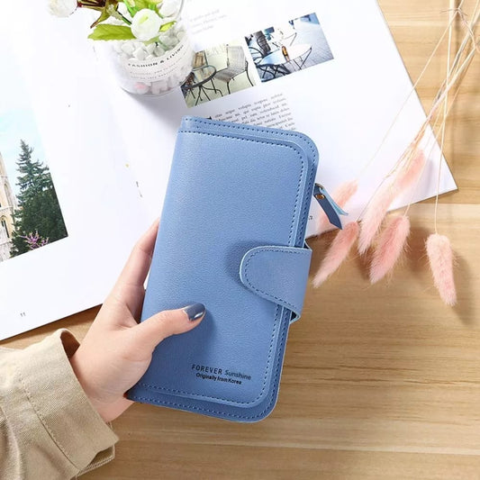 Women’s Long Wallet  Card holder– Zipper Clutch & Coin Purse