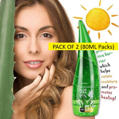 Pack of 2 Aloe Vera Gel – Soothing Face Cream 80ml