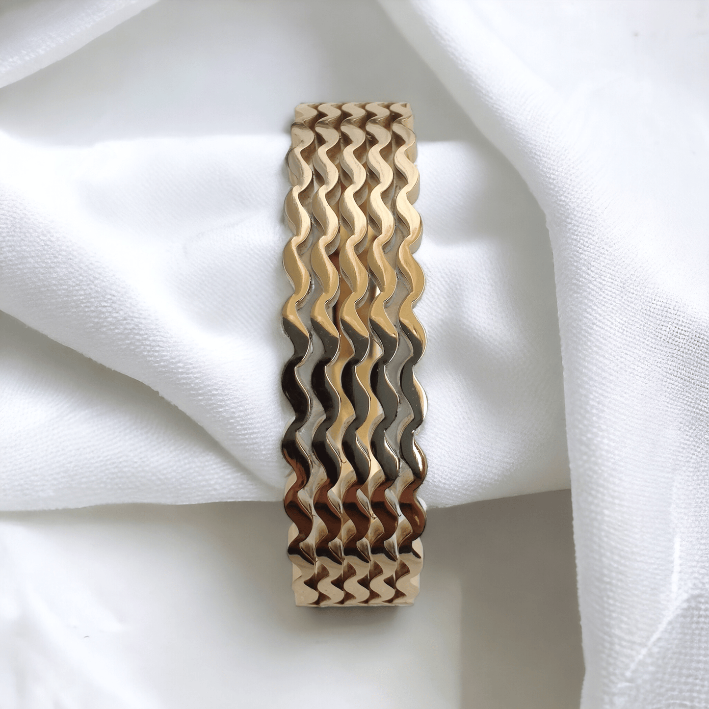 Bracelet Bangle for girls zigzag design premium quality Stainless Steel