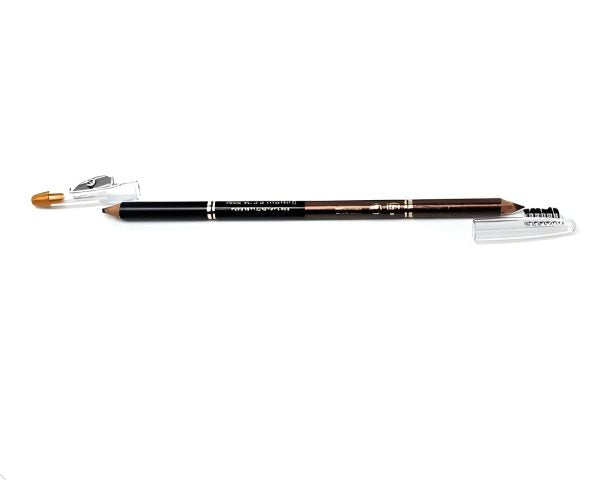 Pack of 12 FRS 2-in-1 Eyebrow Pencils Black/Brown