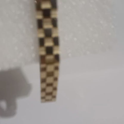 Golden Stainless Steel Stylish and Elegant Chain Bracelet Watch chain style