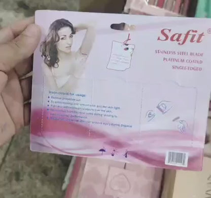 2 Packs of- 6 piece Safit Body Razors – Women’s Hair Kit