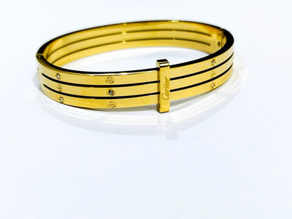 Bracelet for Girls - Multi-Layer Crystal Bangle – Stainless Steel Elegant Cuff for Girls