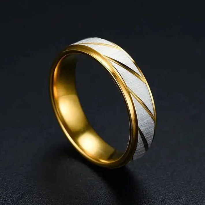 Elegant Stainless Steel Ring Pair – Women’s Fashion