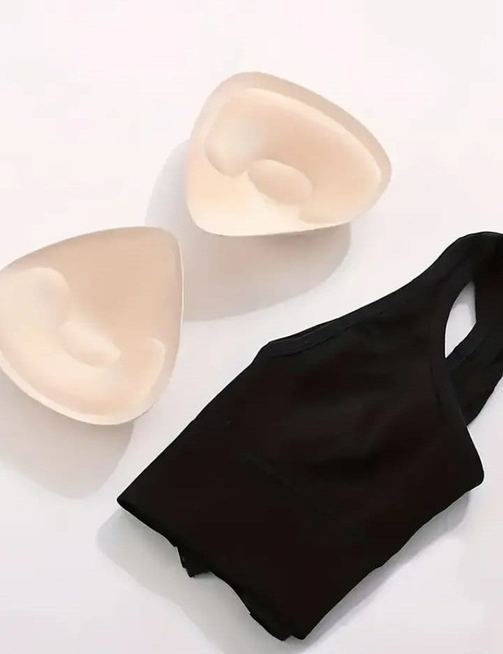 Seamless Wireless Sports Bra – Silvery Straps Fit