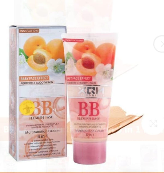 XQM BB Blemish Apricot Base Cream 6-in-1 – 65ml